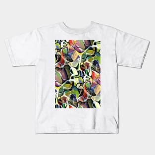 Maximalism Abstract Expressionism Kids T-Shirt